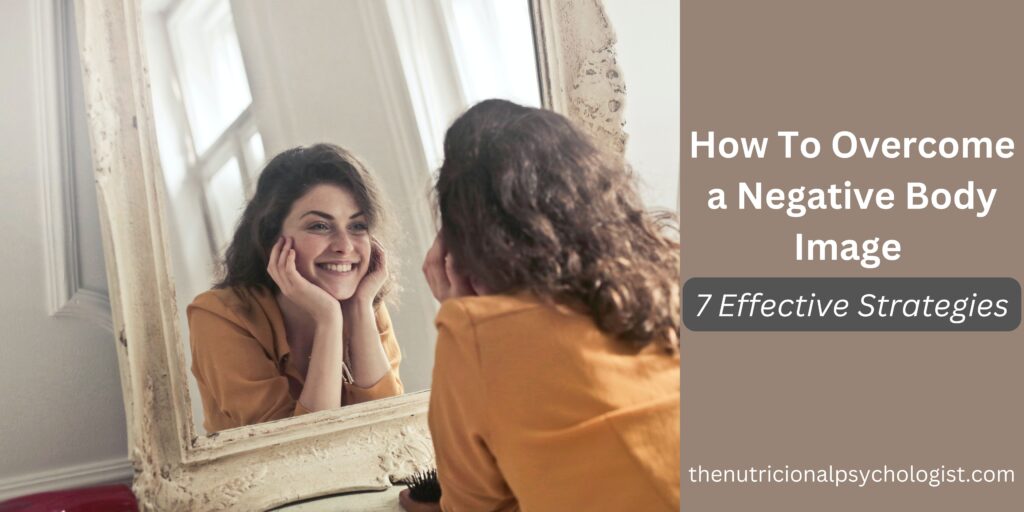 Girl looking at herself in mirror