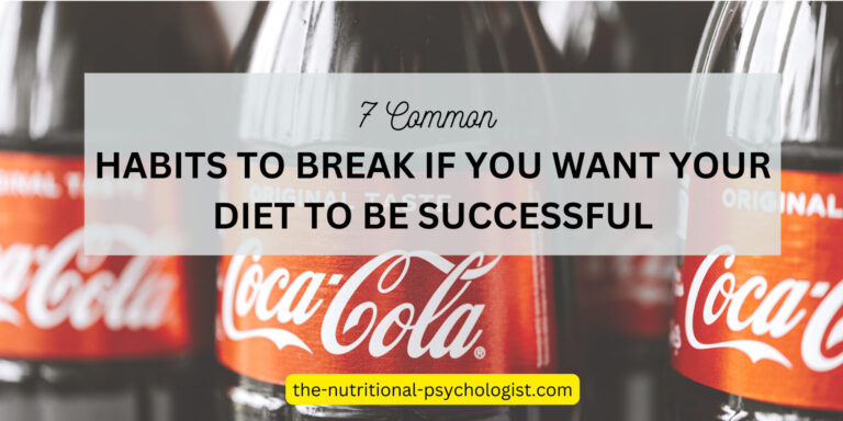 Habits to break for successful weight loss